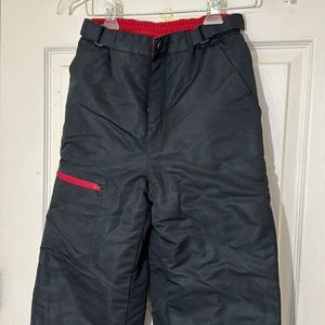 Swiss Tech Boys Black Snow Pant Size Large 10/12 Excellent condition